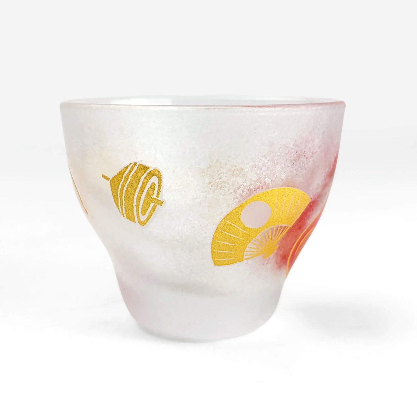 Glass Sake Cup Daruma  (2.5oz)