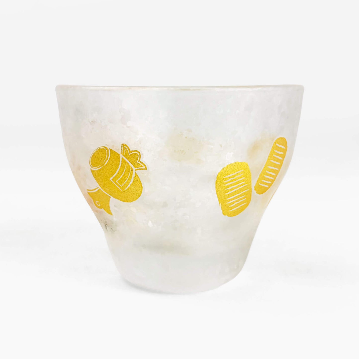 Glass Sake Cup Lucky Cat  (2.5oz)