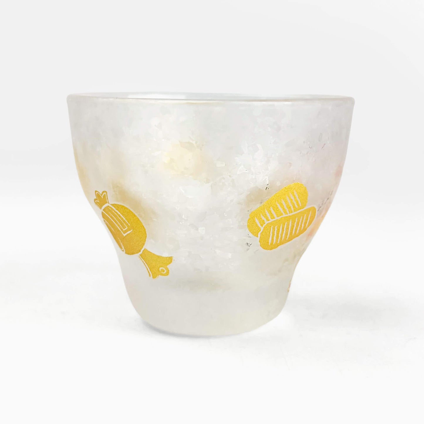Glass Sake Cup Lucky Cat  (2.5oz)