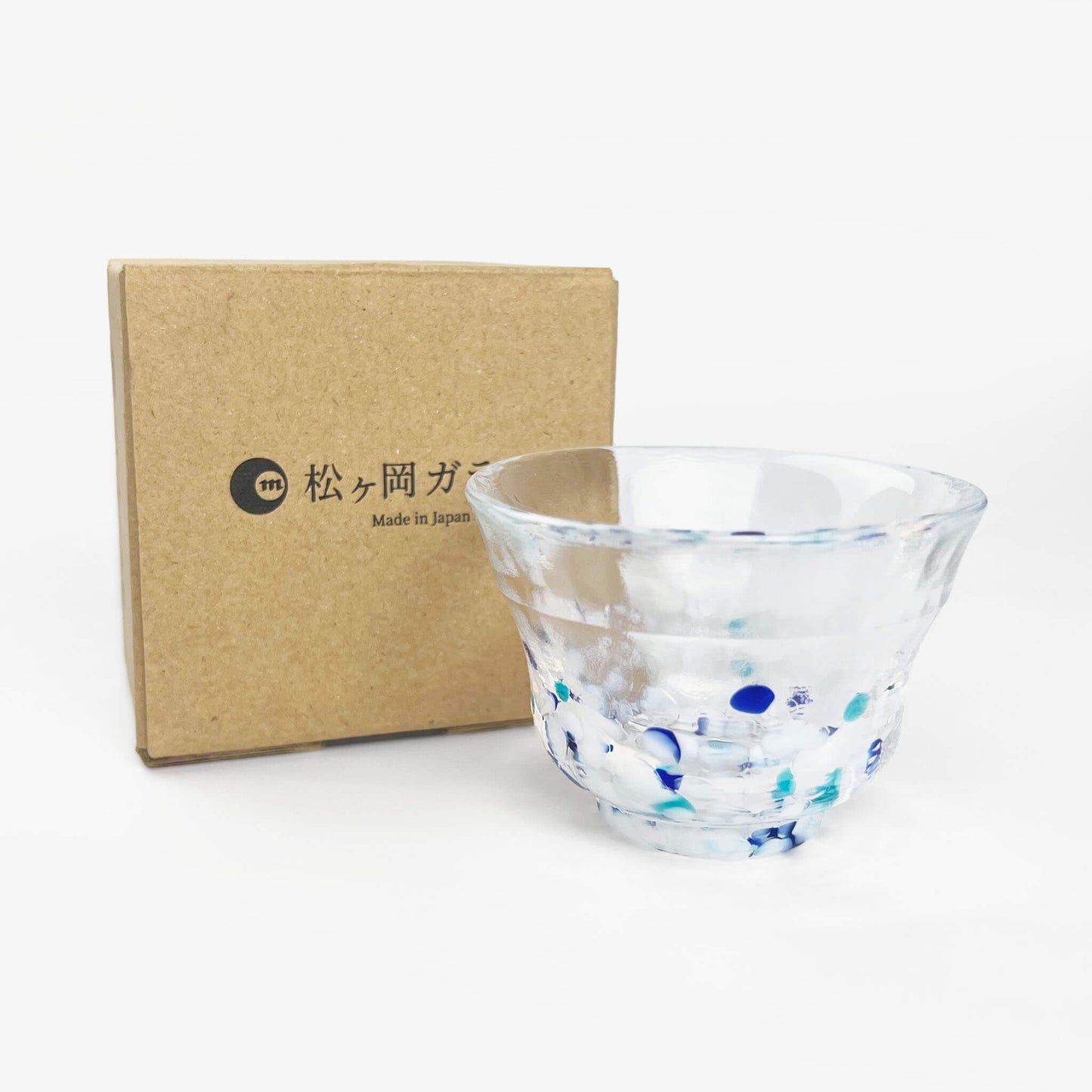 Matsugaoka glass sake cup Konayuki (1.5oz)