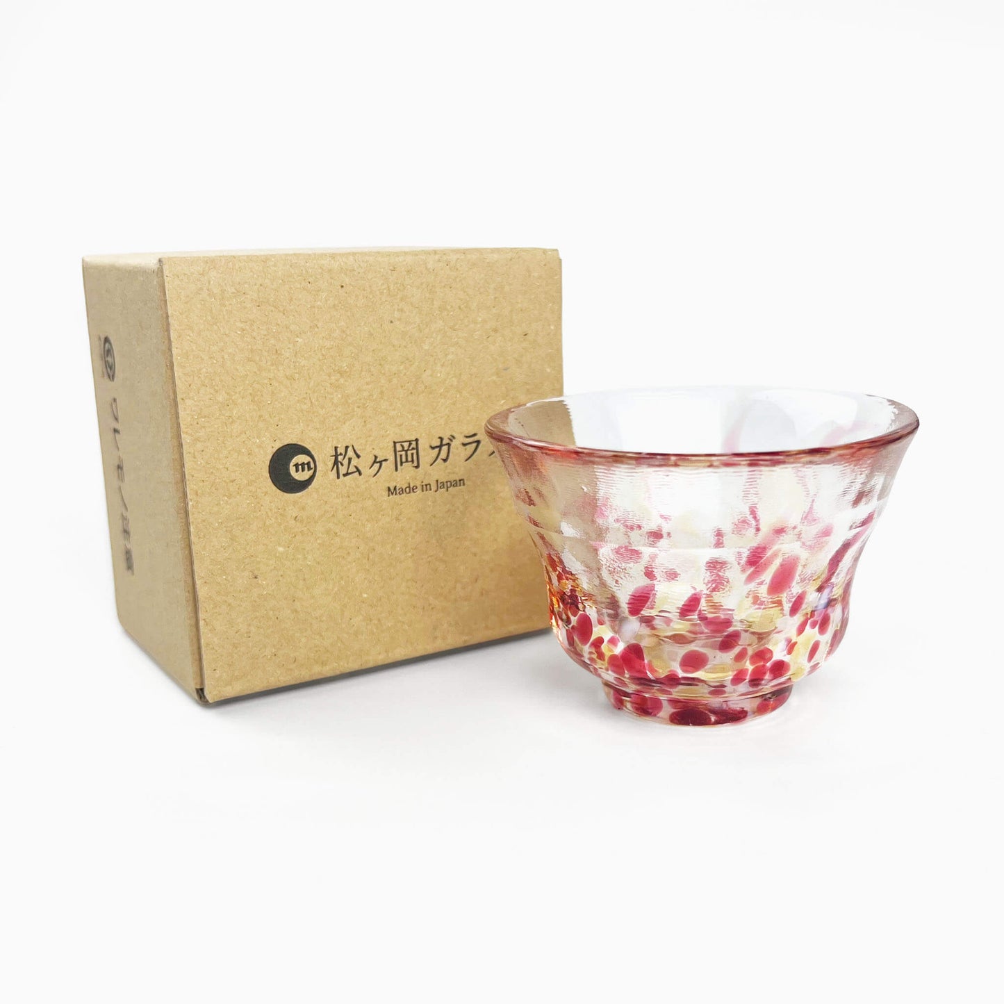 Matsugaoka glass sake cup Sumomo (1.5oz)