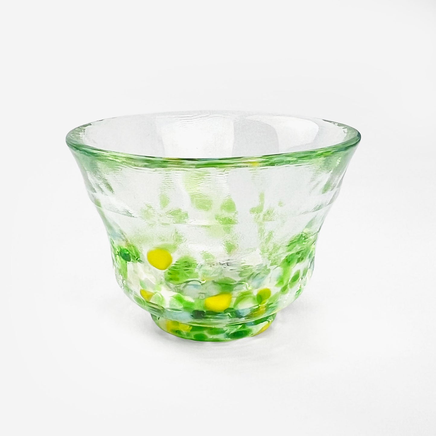 Matsugaoka glass sake cup Wakakusa (1.5oz)
