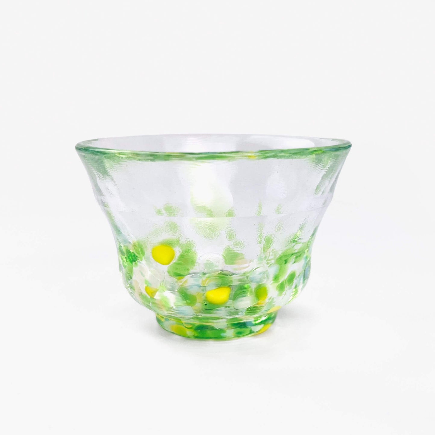 Matsugaoka glass sake cup Wakakusa (1.5oz)