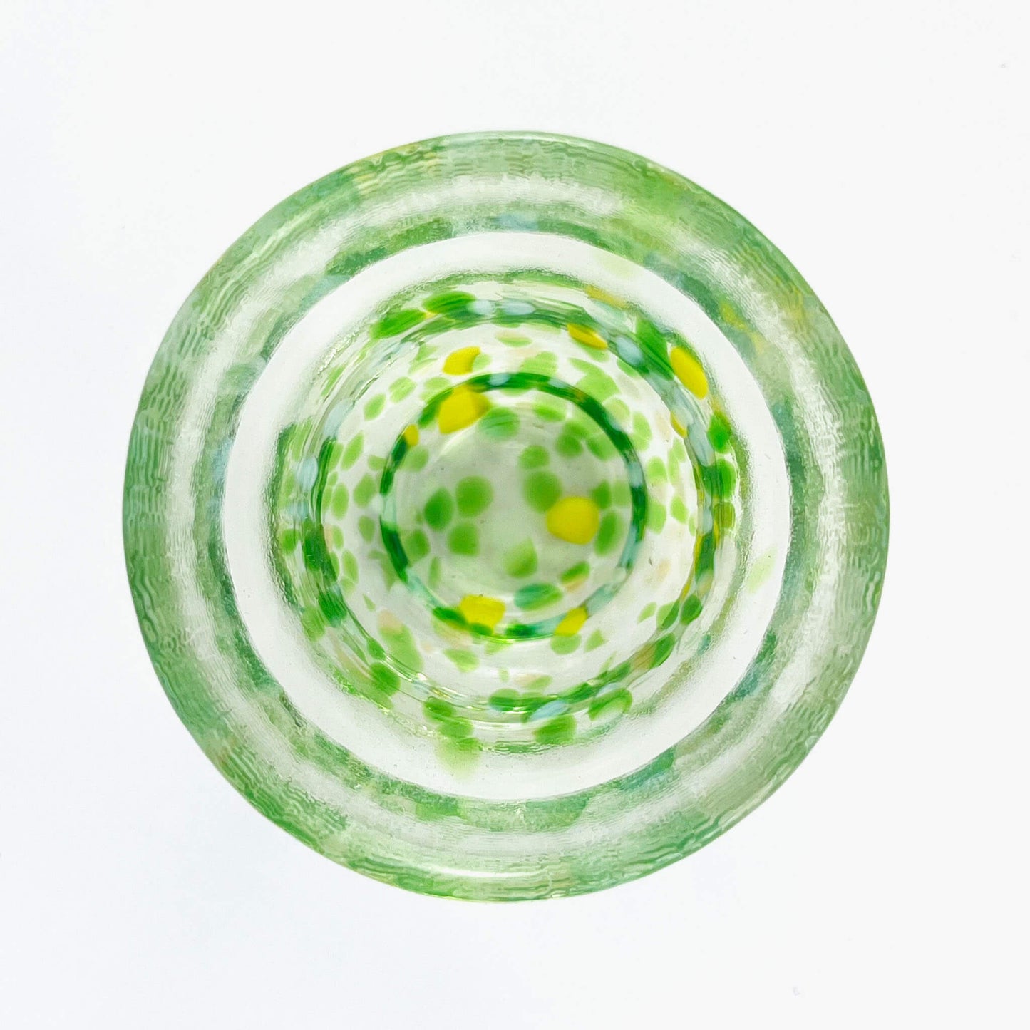 Matsugaoka glass sake cup Wakakusa (1.5oz)