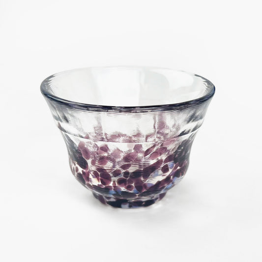 Matsugaoka glass sake cup Azuki (1.5oz)