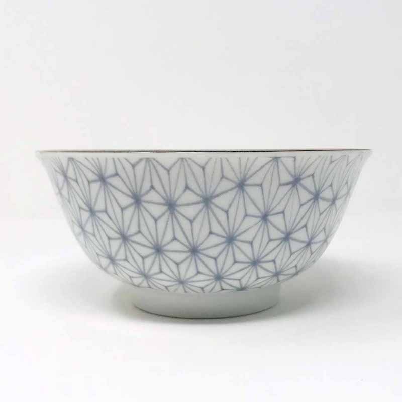 Asanoha Grey Tayo Bowl (6"D) image 2