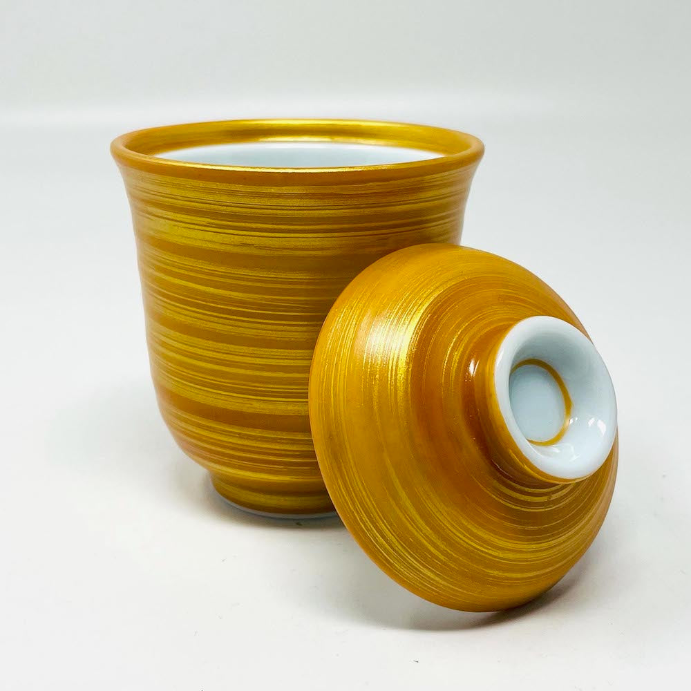 Cov. Soup Bowl Kinsai Gold (4.5oz) image 7