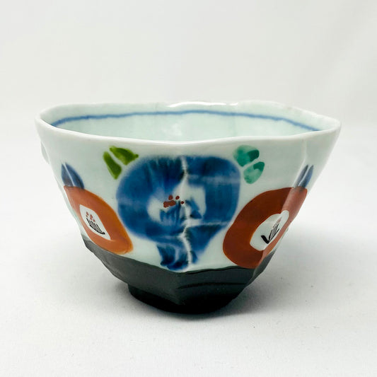 Bowl Tsubaki (4.5"D) by by Bunga Yamamoto/ Houju gama image 0