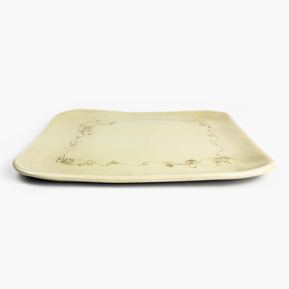 Square Plate (8.5"D) by Satoko Nakamura image 1