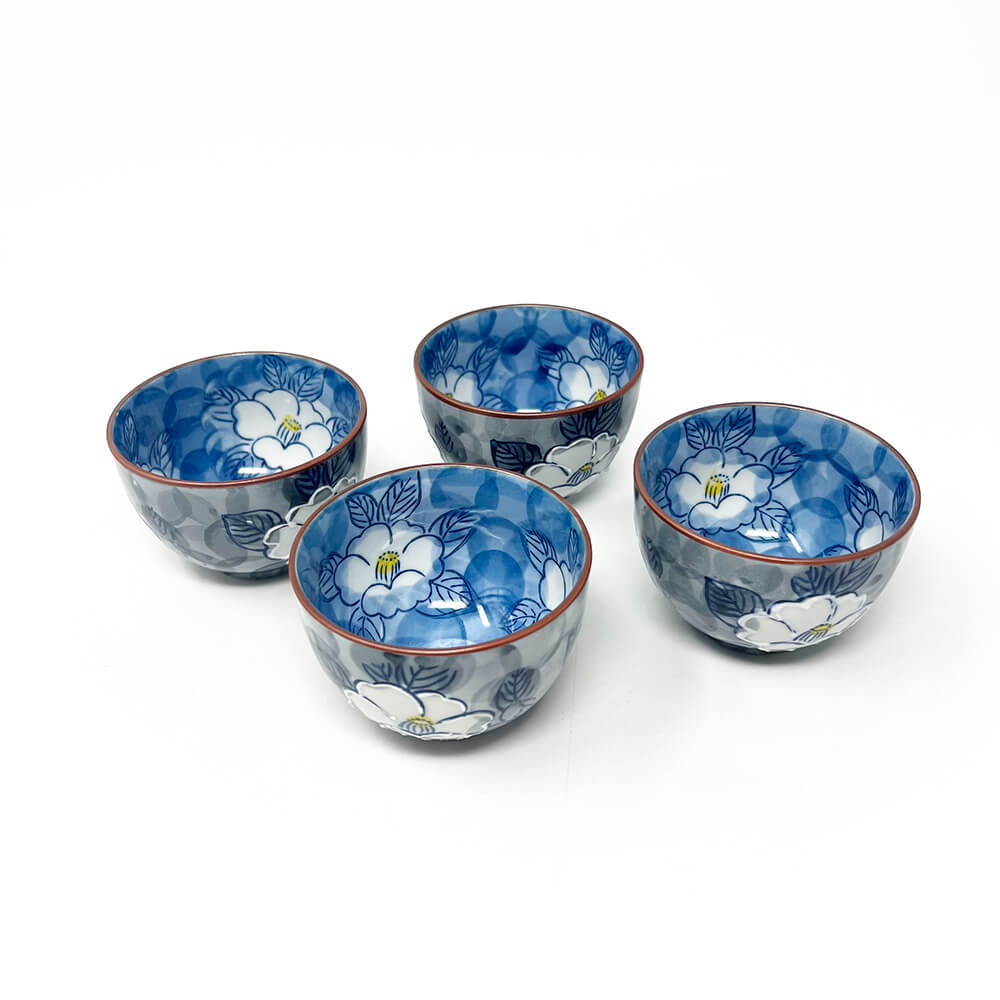 Arita Tea Set 1:4 Itchin Sazanka - Sasanqua (20oz) image 4