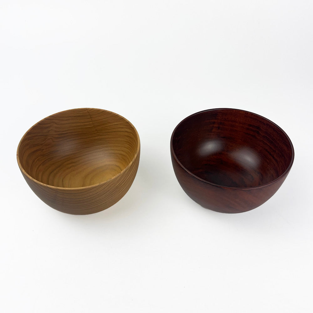 Wooden Soup Bowl Sakura Brown (4.5"D) image 8