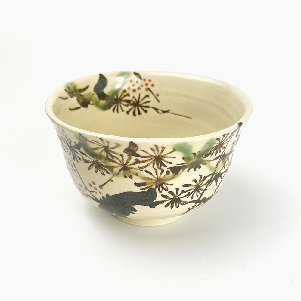 Matcha Bowl Oribe Shochikubai Umemura (8.5 oz) image 1