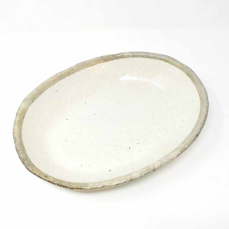Oval Bowl Shiro Karatsu (11.25" x 9") image 3