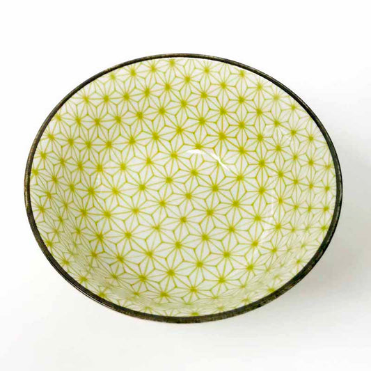 Asanoha Light Green Tayo Bowl (6"D) image 1