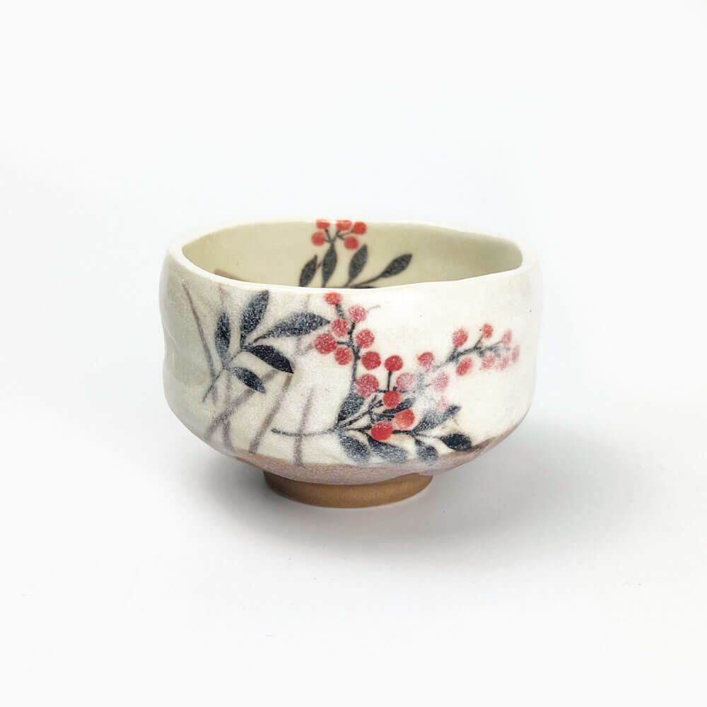 Mini Matcha Bowl Nanten (3.75") image 0