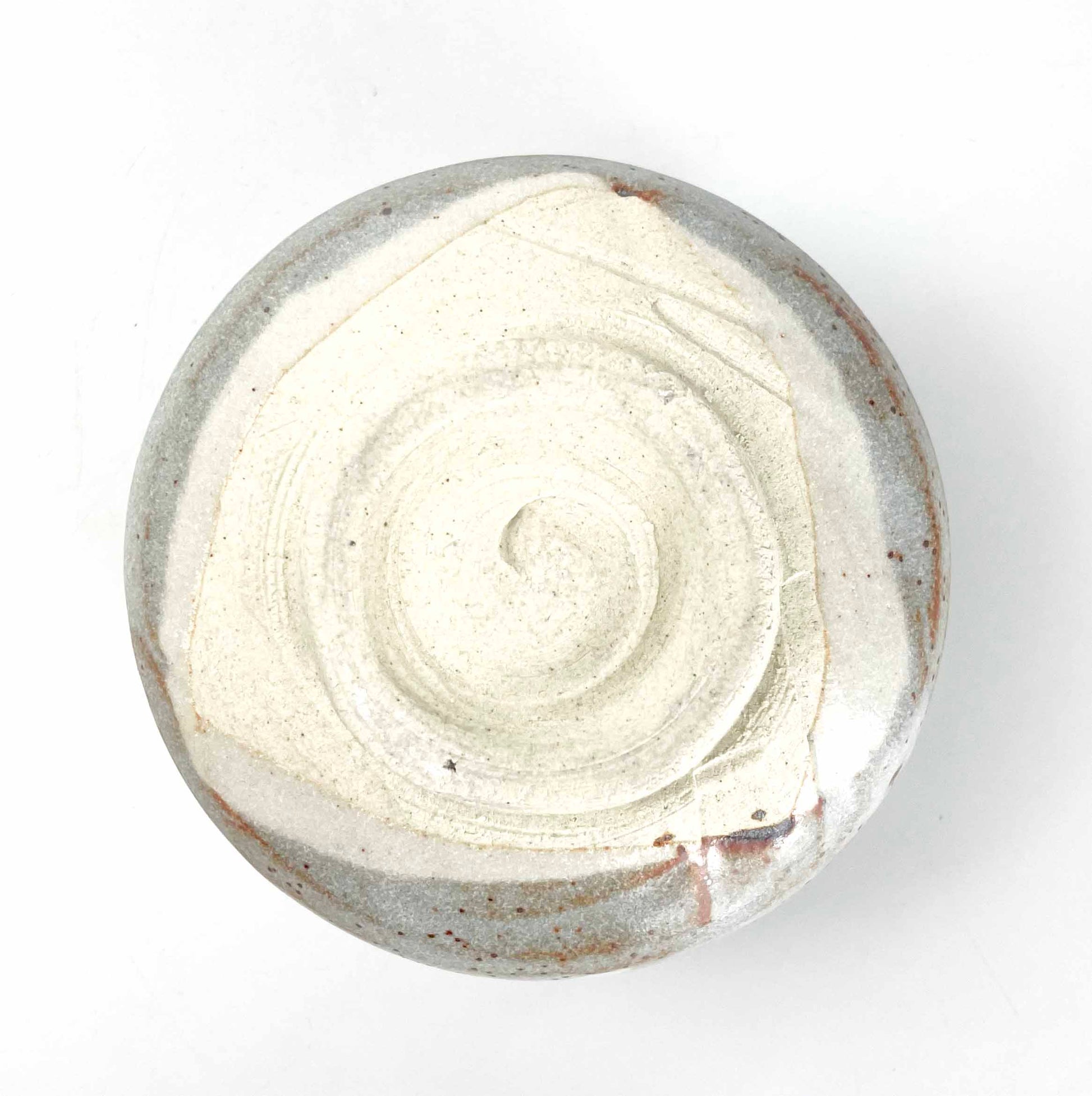 Matcha Bowl Nezumi Shino (4.5"D) image 2