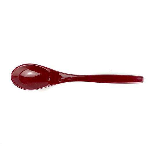 Plastic Spoon Tsurukubi Red (5"L) image 0