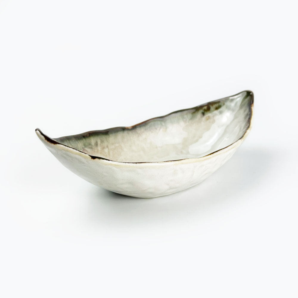 Bowl Funagata Shirokinyo (8"x4") image 0