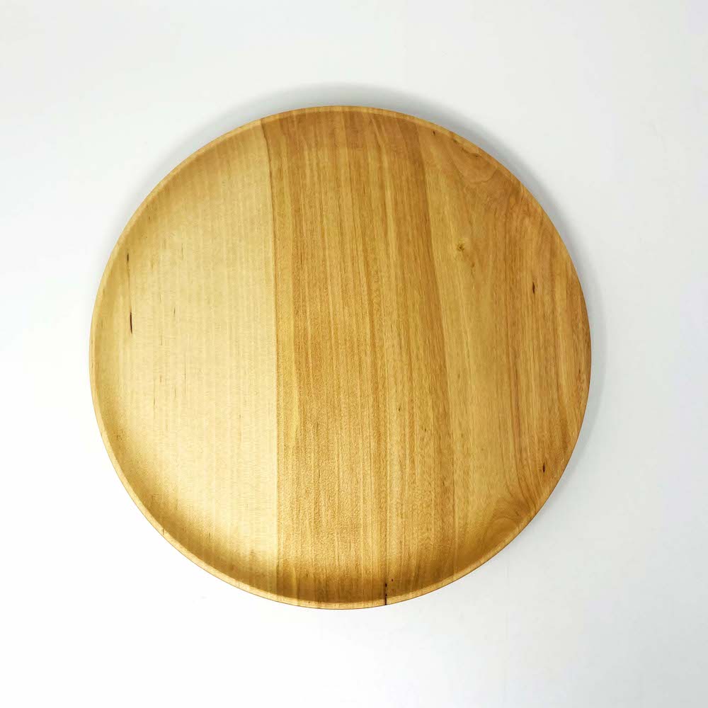 Wooden Plate Japanese Maple (9.5"D) image 5