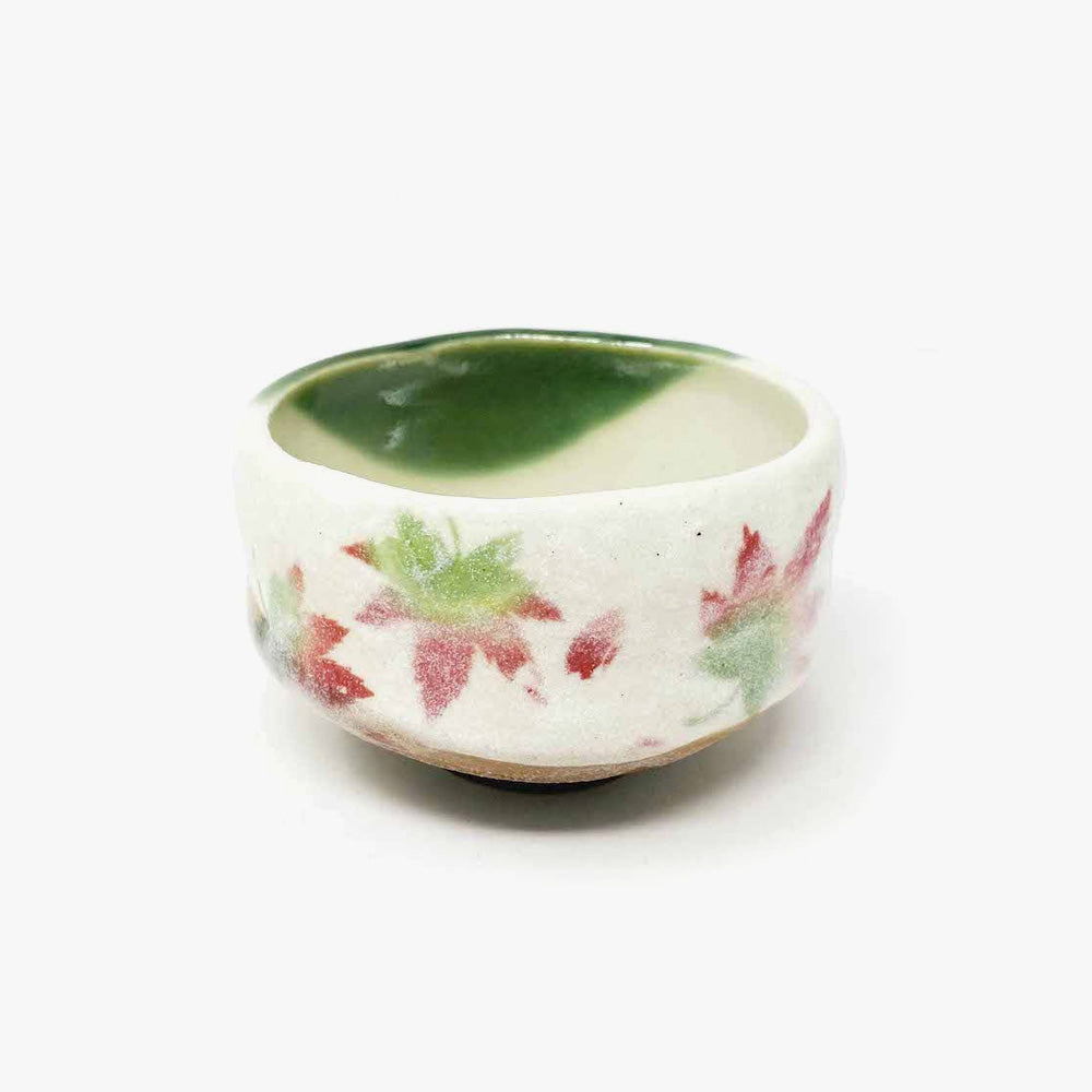 Mini Matcha Bowl  Momiji Maple (3.75" x 2.5"H) image 0