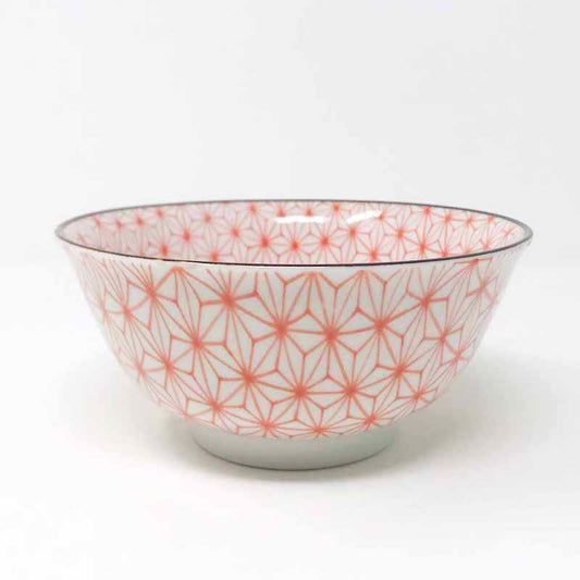 Asanoha Red Tayo Bowl  (6"D) image 0