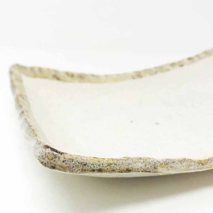Rec.Plate Shiro Karatsu (10.5" x 6.5") image 1