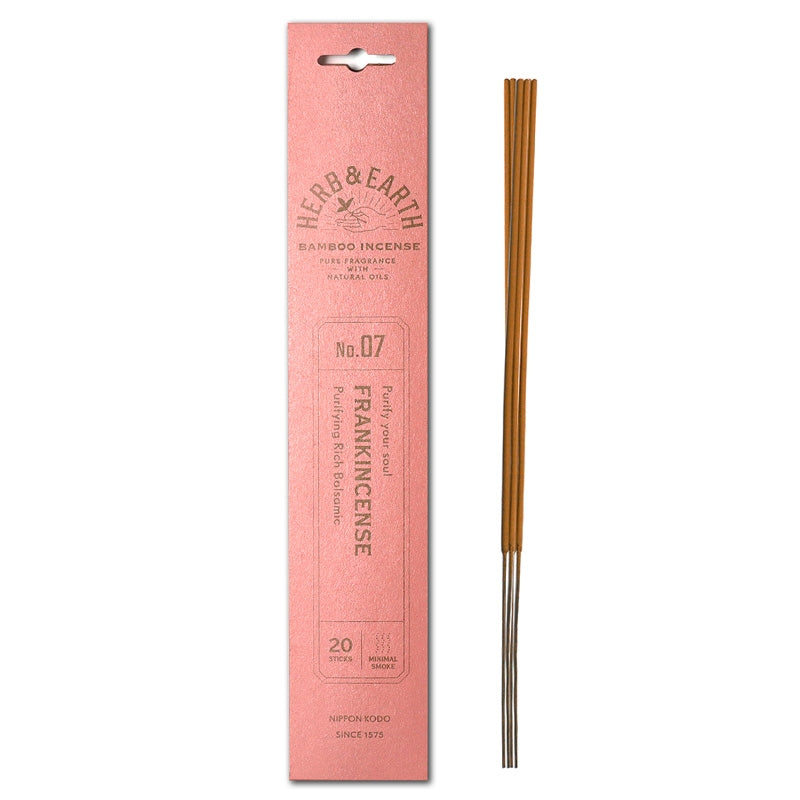 Nippon Kodo Herb & Earth Incense - Frankincense (20 sticks) image 0