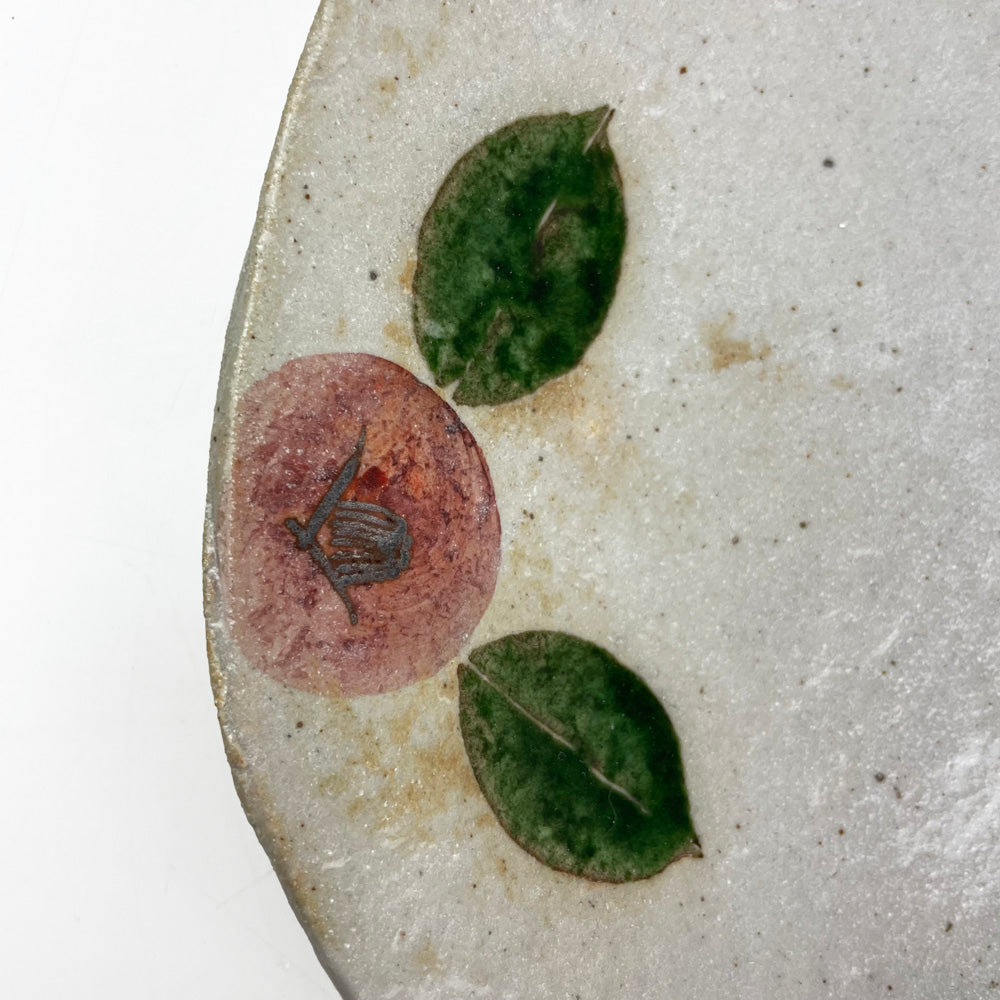 Plate Tsubakikamon (9.5"D) by Musashi Tsujii image 4