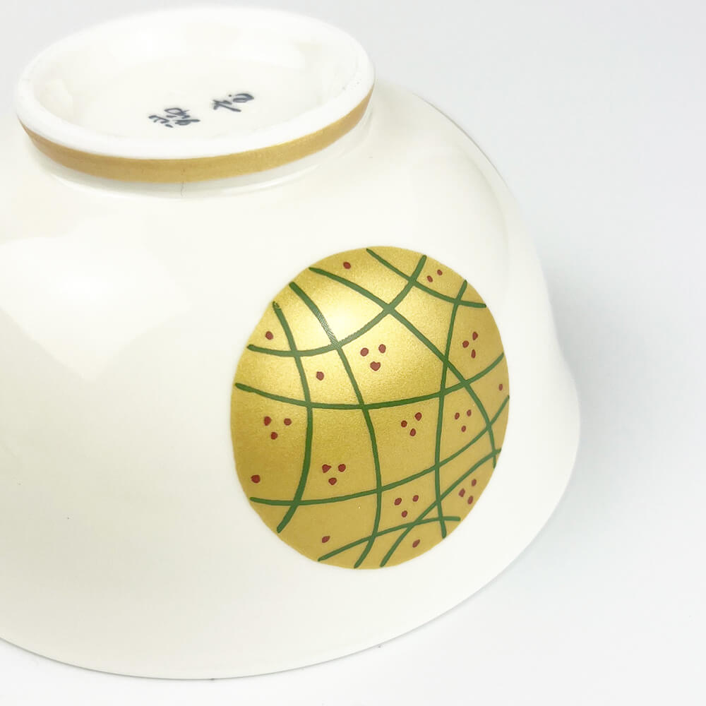 Kinsai Gold Marumon Rabbit Cov.Bowl (4.25"D) image 11