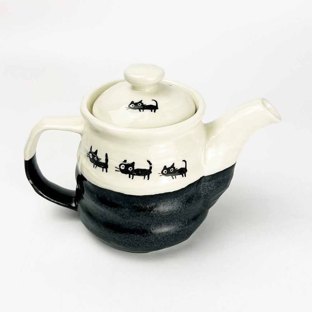 Tea Pot Black Cat (13 fl.oz ) image 3
