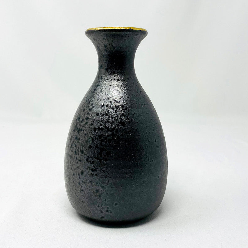 Sake Bottle Gold Black (10.5 fl.oz) image 1
