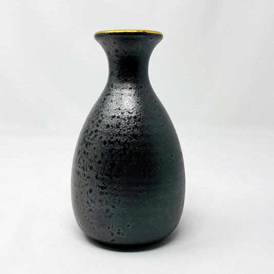 Sake Bottle Gold Black (10.5 fl.oz) image 1