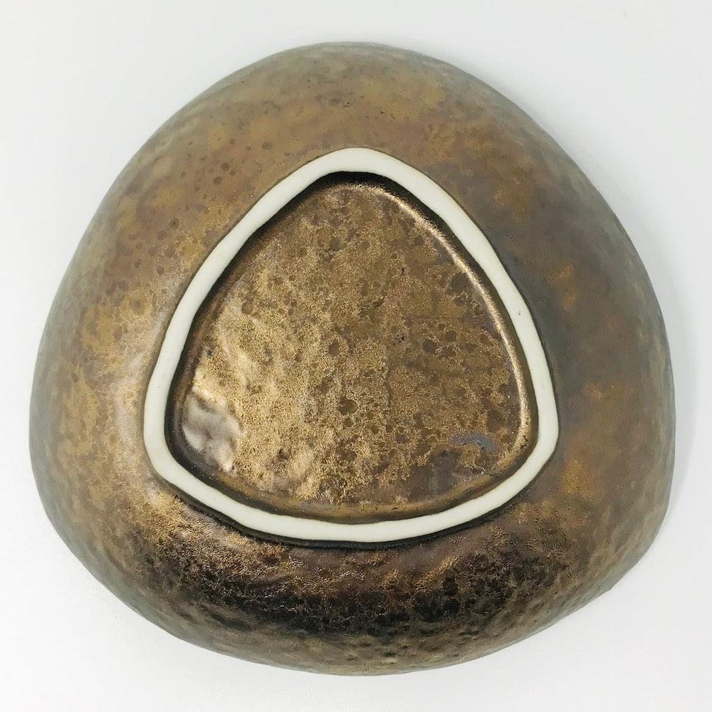 Triangle Plate Gold (6.5"D) image 2