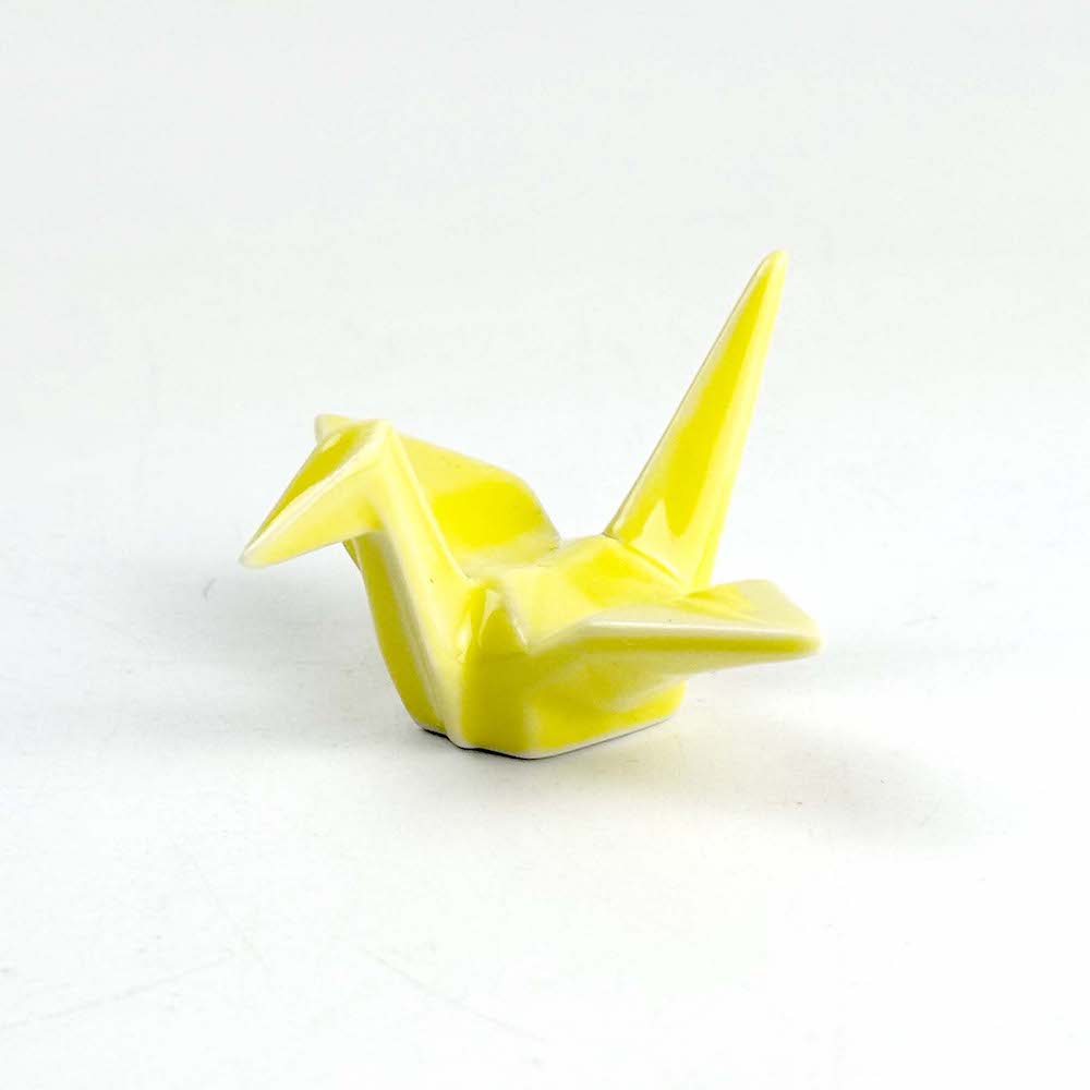 Chopstick Rest - Crane Yellow image 1