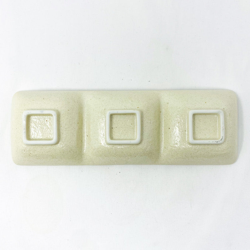 3DIV. Condiment Dish White  (10.25"D) image 3