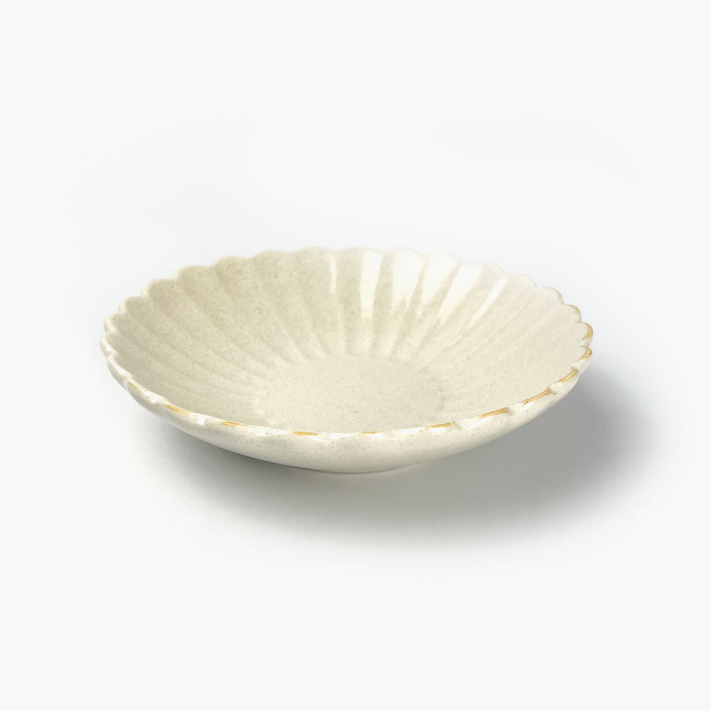 Dish Kiku White (5"D) image 0