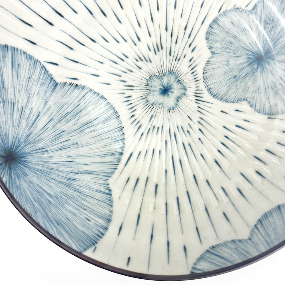 Pasta Plate Blue Plum Blossom (9"D) image 2