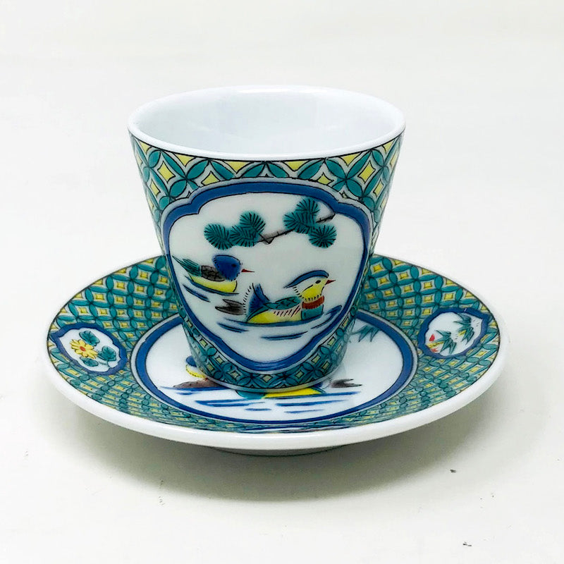 Kutani Sake Cup Ducks 鴛鴦 (1.5 fl.oz) image 2