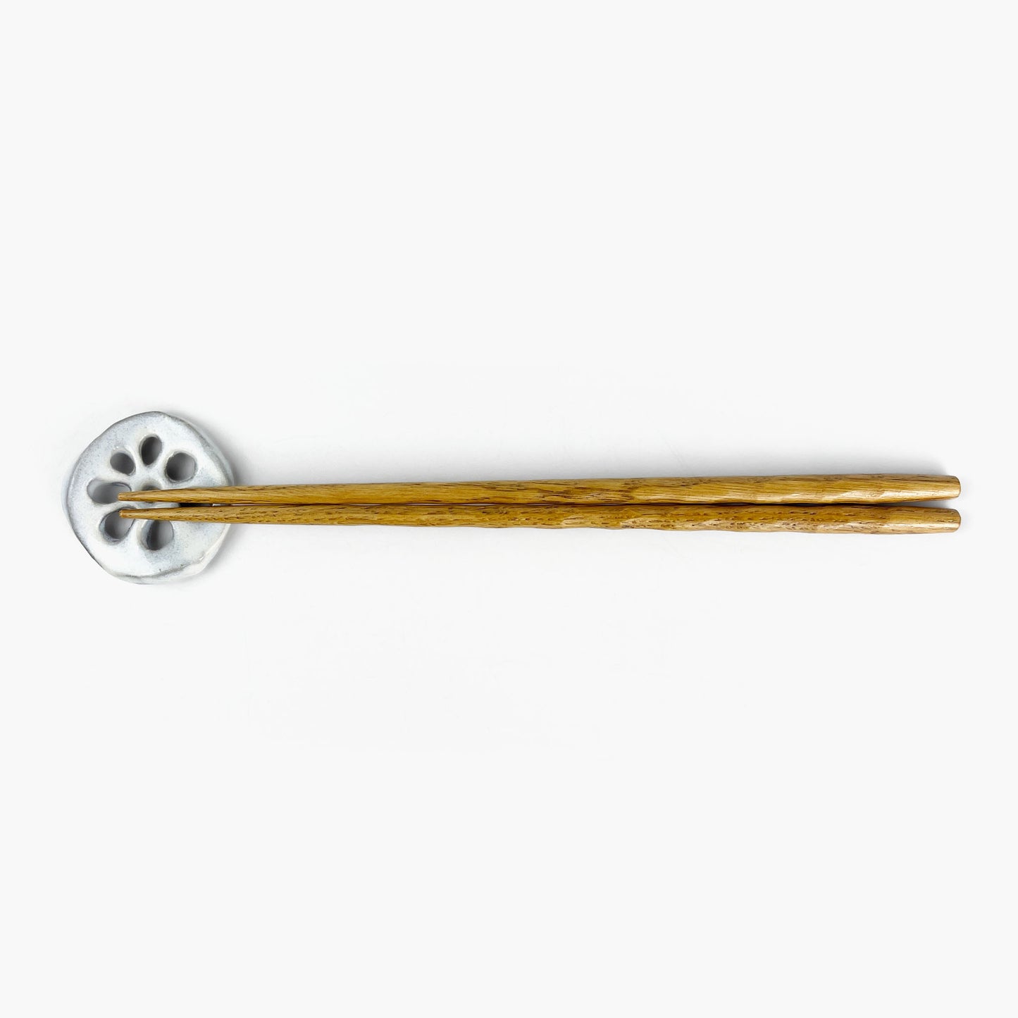 Chopstick Rest Renkon White (1.75"D) by Keishugama image 0