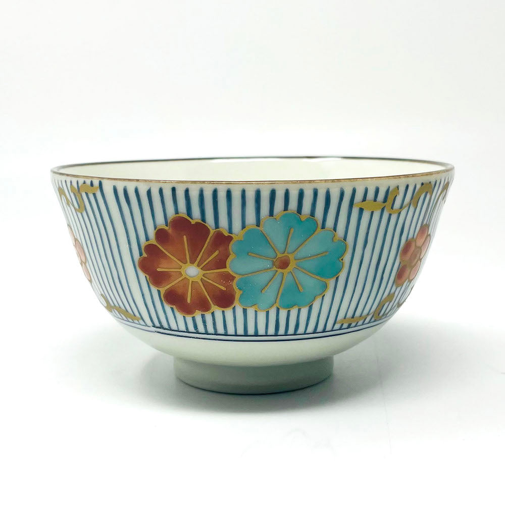 Minokayi Rice Bowl Set of 5 Somenishiki Imari  (4.25"D) image 6