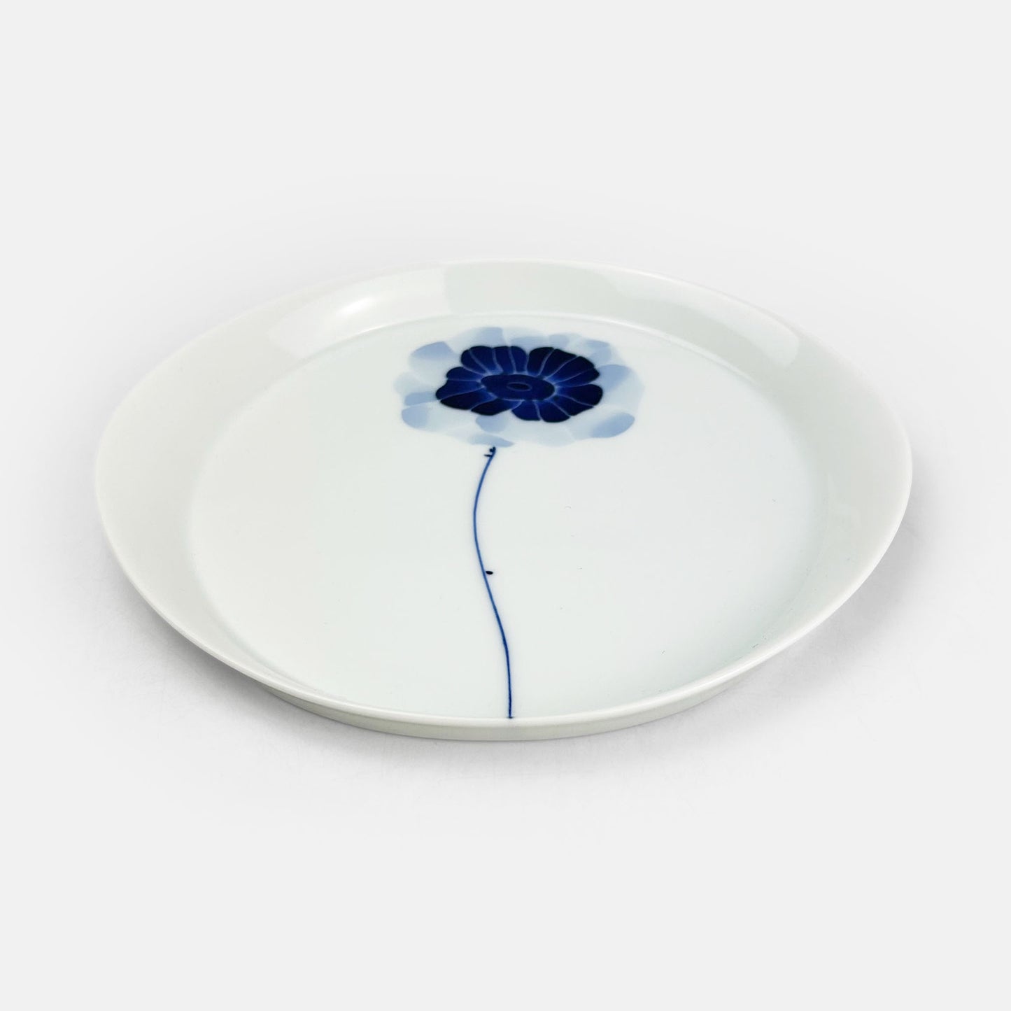 Oval Plate Pincushion Flower by Sin-gama (7.5"x6.75)