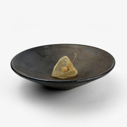 Angled Bowl M Sabi (6.75"D) by Tadanori Imano