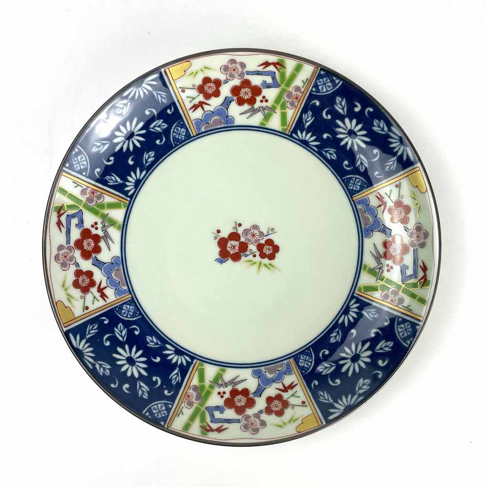 Arita Plate Shochikubai (7.25"D) image 0