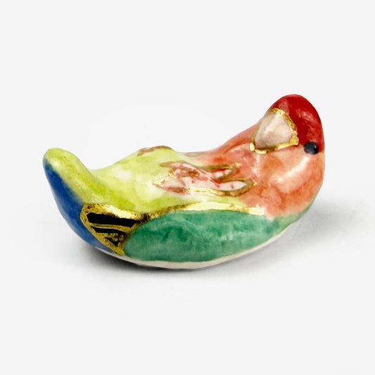 Chopstick Rest Tropical Lovebird by Nae Komatsuka