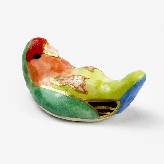 Chopstick Rest Tropical Lovebird by Nae Komatsuka