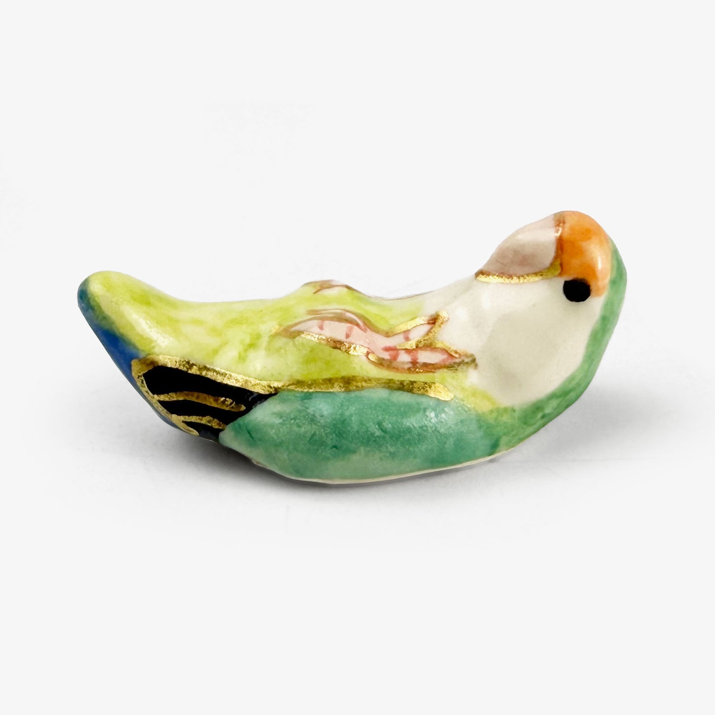 Chopstick Rest Lovebird by Nae Komatsuka