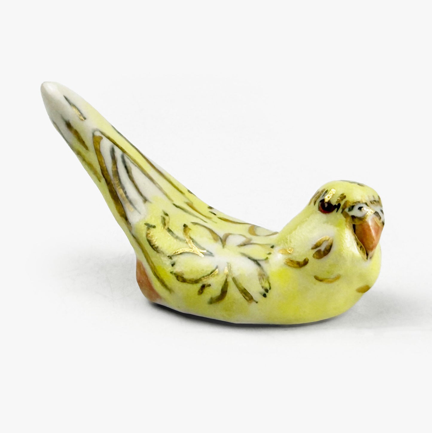 Chopstick Rest Yellow Lovebird by Nae Komatsuka