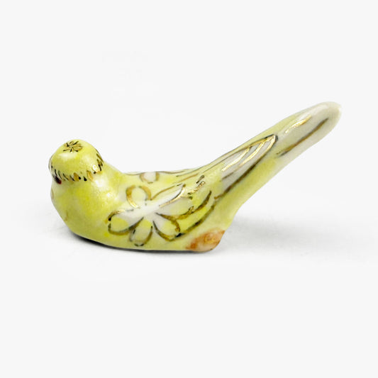 Chopstick Rest Yellow Lovebird by Nae Komatsuka