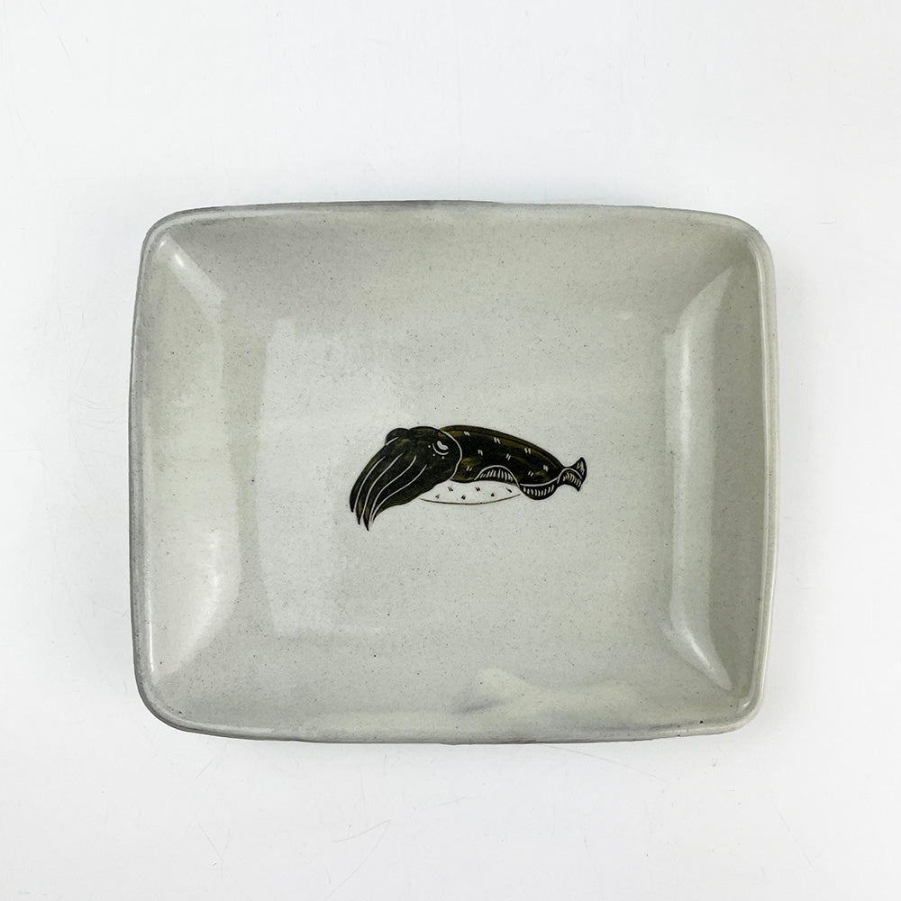 Rec.Plate Squid (6.5窶ｳx 5.25窶ｳ) by Takunobu Sawada