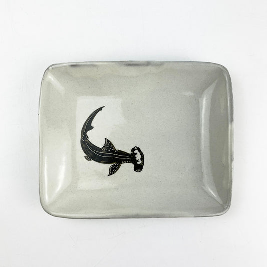 Rec.Plate Shark (6.5"x 5.25") by Takunobu Sawada